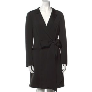 Black Badgley Mischka Wrap Blazer Dress size 10
